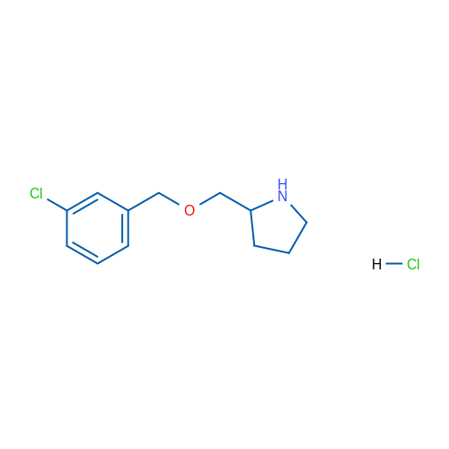 2-(((3-Chlorobenzyl)oxy)methyl)pyrrolidine hydrochloride 1g