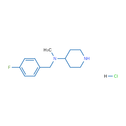 N-(4-Fluorobenzyl)-N-methylpiperidin-4-amine hydrochloride 1g