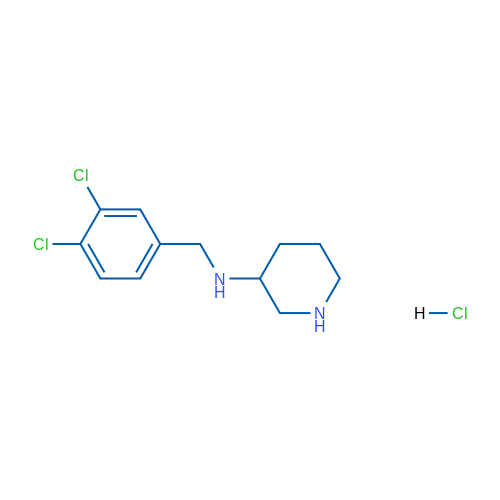 N-(3,4-Dichlorobenzyl)piperidin-3-amine hydrochloride 1g