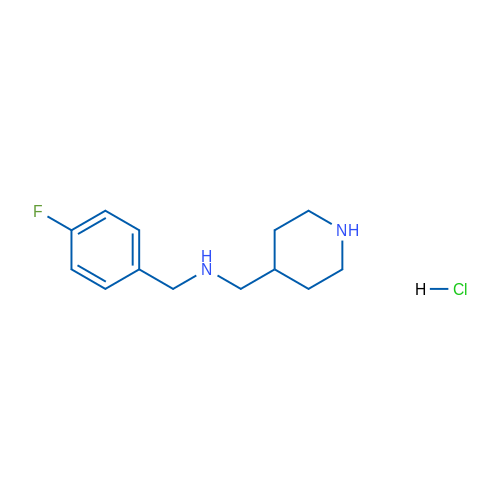 N-(4-Fluorobenzyl)-1-(piperidin-4-yl)methanamine hydrochloride 1g