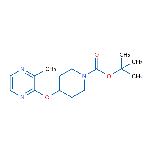 tert-Butyl 4-((3-methylpyrazin-2-yl)oxy)piperidine-1-carboxylate 1g