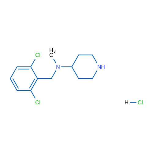 N-(2,6-Dichlorobenzyl)-N-methylpiperidin-4-amine hydrochloride 1g