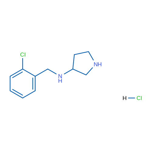 N-(2-Chlorobenzyl)pyrrolidin-3-amine hydrochloride 1g