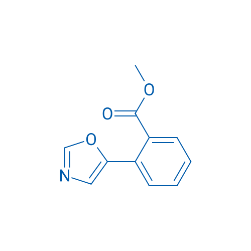 Methyl 2-(oxazol-5-yl)benzoate 250mg