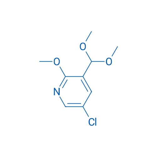 5-Chloro-3-(dimethoxymethyl)-2-methoxypyridine 250mg