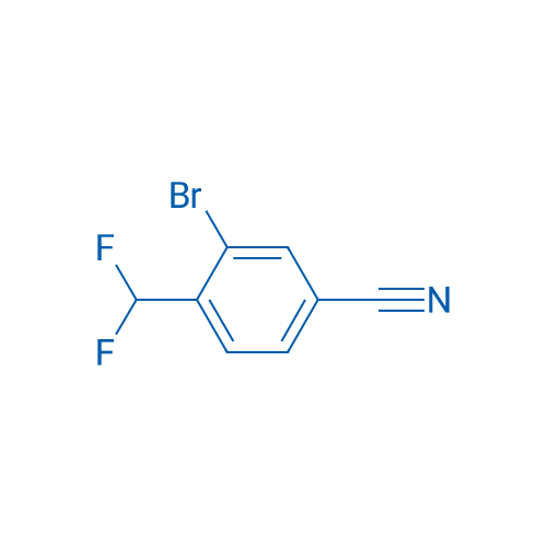 3-Bromo-4-(difluoromethyl)benzonitrile 250mg