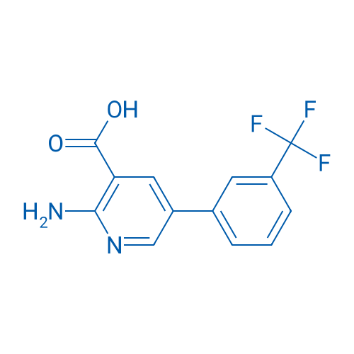 2-Amino-5-(3-(trifluoromethyl)phenyl)nicotinic acid 1g