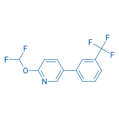 2-(Difluoromethoxy)-5-(3-(trifluoromethyl)phenyl)pyridine 1g