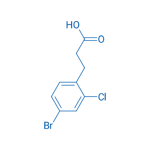 3-(4-Bromo-2-chlorophenyl)propanoic acid 100mg