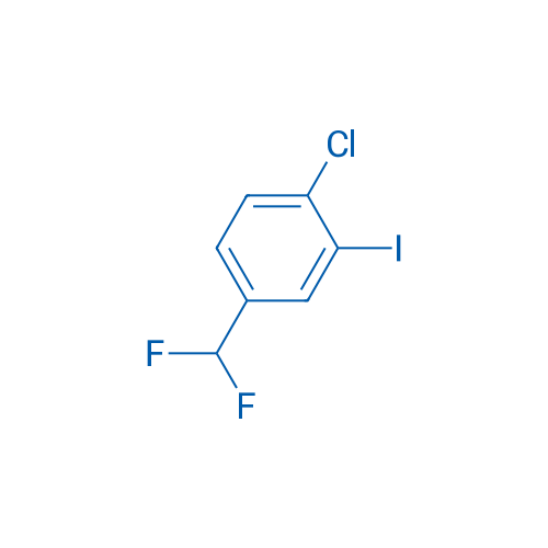 1-Chloro-4-difluoromethyl-2-iodobenzene 1g