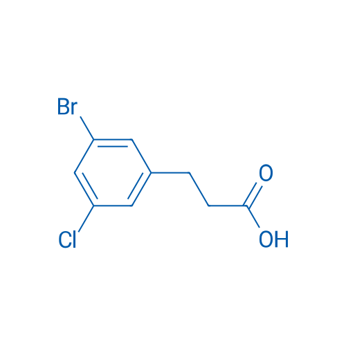 3-(3-Bromo-5-chlorophenyl)propanoic acid 250mg