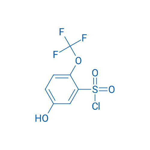 5-Hydroxy-2-(trifluoromethoxy)benzene-1-sulfonyl chloride 1g