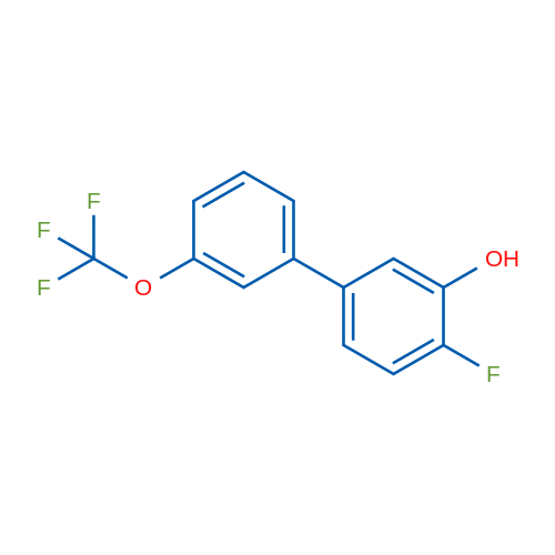 4-Fluoro-3-hydroxy-3'-(trifluoromethoxy)biphenyl 1g