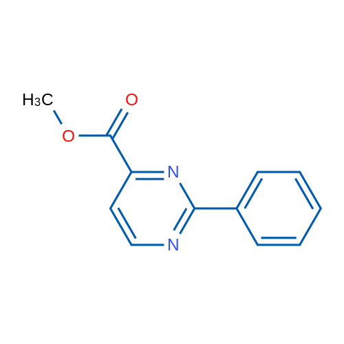 Methyl 2-phenylpyrimidine-4-carboxylate 1g