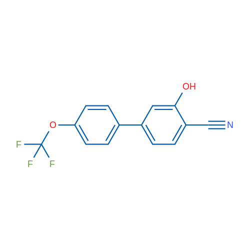 4-Cyano-3-hydroxy-4'-(trifluoromethoxy)biphenyl 5g