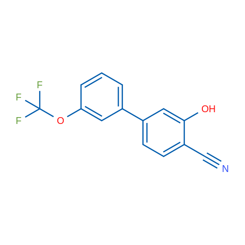 3-Hydroxy-3'-(trifluoromethoxy)-[1,1'-biphenyl]-4-carbonitrile 5g
