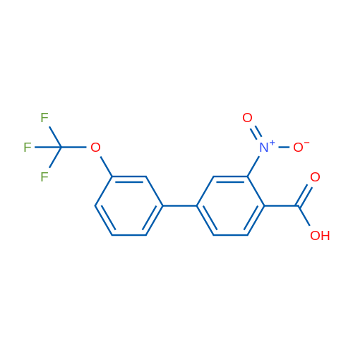 3-Nitro-3'-(trifluoromethoxy)-[1,1'-biphenyl]-4-carboxylic acid 5g