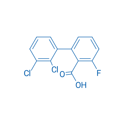 2',3'-Dichloro-3-fluoro-biphenyl-2-carboxylic acid 5g