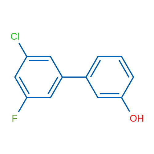 3'-Chloro-5'-fluoro-[1,1'-biphenyl]-3-ol 5g