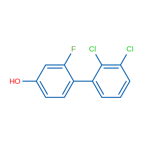 2',3'-Dichloro-2-fluoro-[1,1'-biphenyl]-4-ol 1g