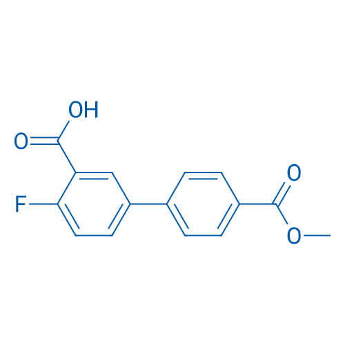 2-Fluoro-5-(4-methoxycarbonylphenyl)benzoic acid 5g
