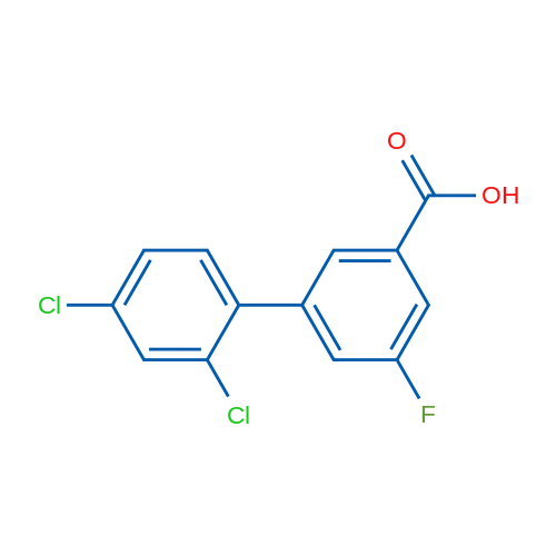 2',4'-Dichloro-5-fluoro-[1,1'-biphenyl]-3-carboxylic acid 5g