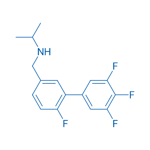 N-((3',4',5',6-Tetrafluoro-[1,1'-biphenyl]-3-yl)methyl)propan-2-amine 1g