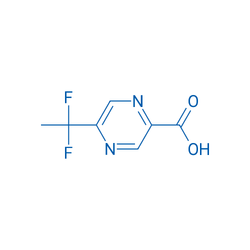 5-(1,1-Difluoroethyl)pyrazine-2-carboxylic acid 1g