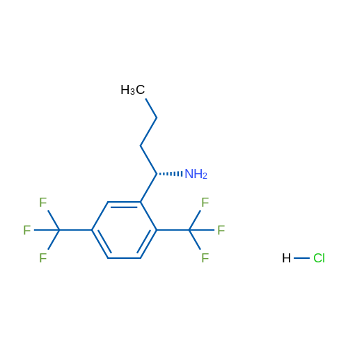 (S)-1-(2,5-Bis(trifluoromethyl)phenyl)butan-1-amine hydrochloride 1g
