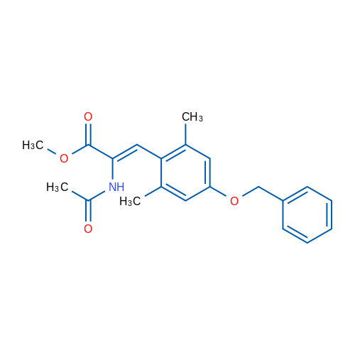Methyl (2Z)-3-[4-(benzyloxy)-2,6-dimethylphenyl]-2-acetamidoprop-2-enoate 1g