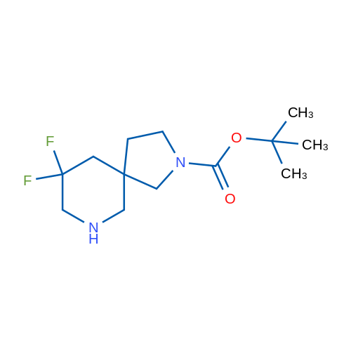 tert-Butyl 9,9-difluoro-2,7-diazaspiro[4.5]decane-2-carboxylate 100mg