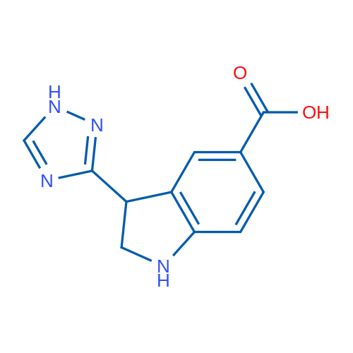 3-(1H-1,2,4-Triazol-3-yl)indoline-5-carboxylic acid 1g
