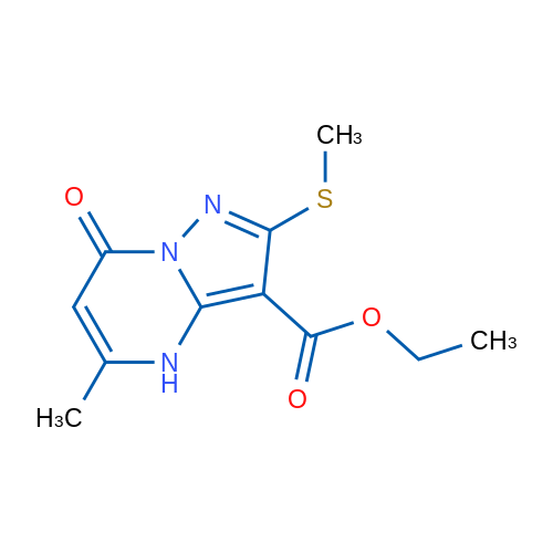 Ethyl 5-methyl-2-(methylthio)-7-oxo-4,7-dihydropyrazolo[1,5-a]pyrimidine-3-carboxylate 1g