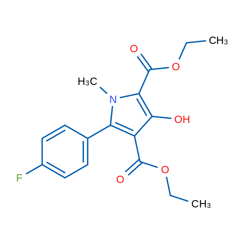 Diethyl 5-(4-fluorophenyl)-3-hydroxy-1-methyl-1H-pyrrole-2,4-dicarboxylate 10g