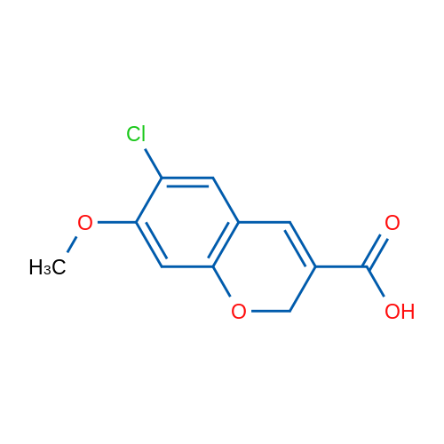6-Chloro-7-methoxy-2H-chromene-3-carboxylic acid 1g