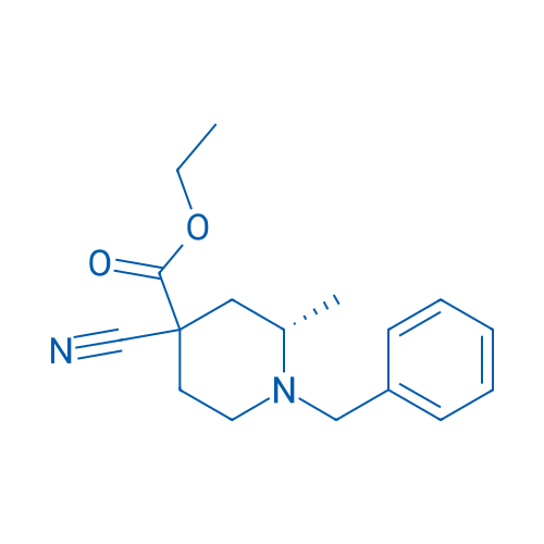 (2S)-Ethyl 1-benzyl-4-cyano-2-methylpiperidine-4-carboxylate 1mg