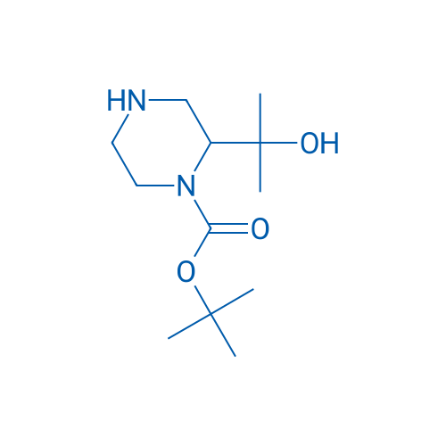 tert-Butyl 2-(2-hydroxypropan-2-yl)piperazine-1-carboxylate 250mg
