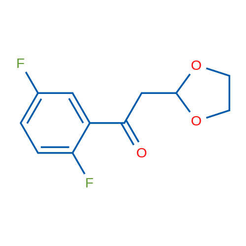 1-(2,5-Difluorophenyl)-2-(1,3-dioxolan-2-yl)ethanone 1g
