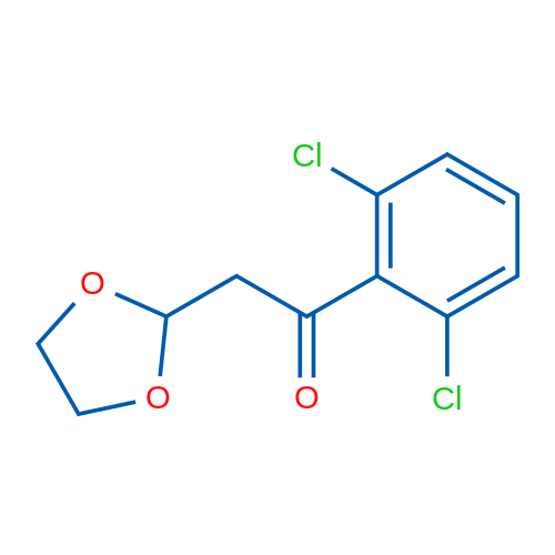 1-(2,6-Dichlorophenyl)-2-(1,3-dioxolan-2-yl)ethanone 1g