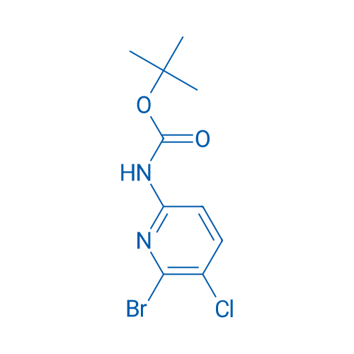 tert-Butyl (6-bromo-5-chloropyridin-2-yl)carbamate 250mg