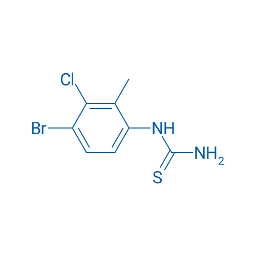 1-(4-Bromo-3-chloro-2-methylphenyl)thiourea 5g