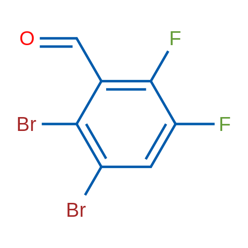 2,3-Dibromo-5,6-difluorobenzaldehyde 1g