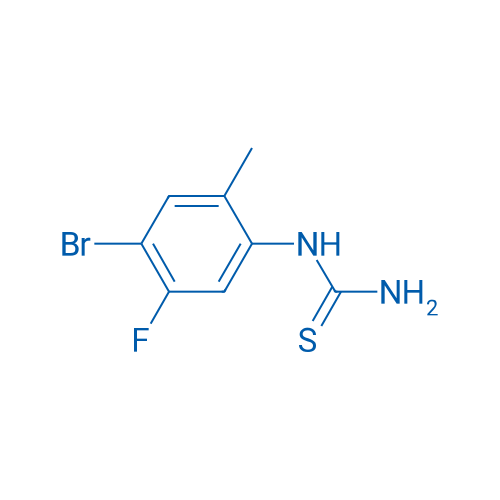 1-(4-Bromo-5-fluoro-2-methylphenyl)thiourea 5g