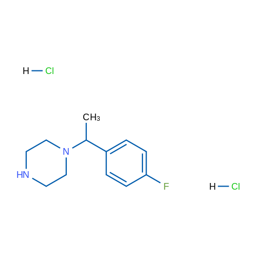 1-[1-(4-Fluoro-phenyl)-ethyl]-piperazine dihydrochloride 1g