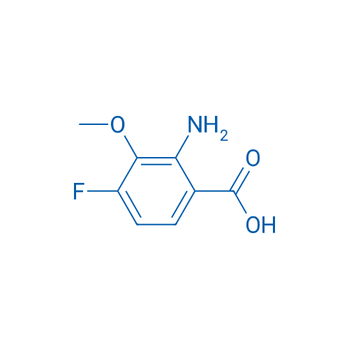 2-Amino-3-methoxy-4-fluorobenzoic acid 250mg