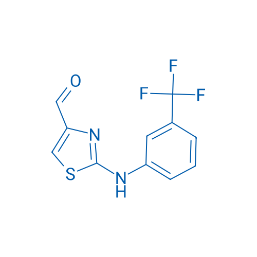 2-((3-(Trifluoromethyl)phenyl)amino)thiazole-4-carbaldehyde 1g