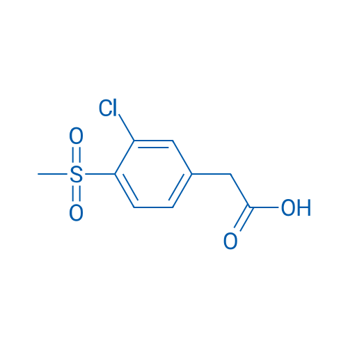 2-(3-Chloro-4-(methylsulfonyl)phenyl)acetic acid 1g