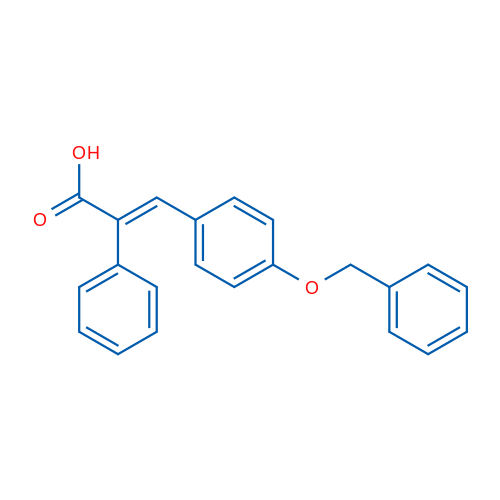 3-(4-(Benzyloxy)phenyl)-2-phenylacrylic acid 1g