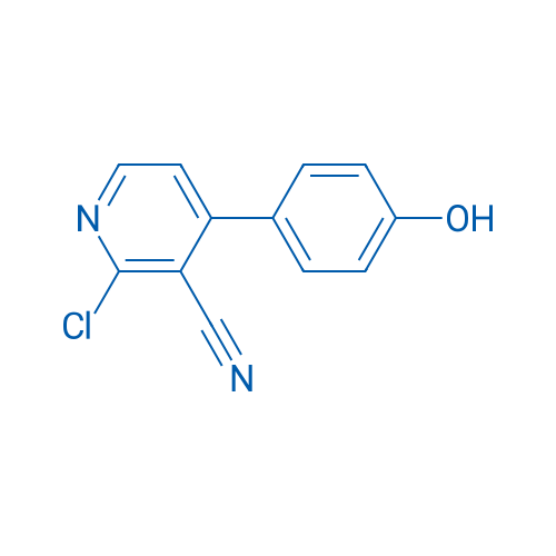 2-Chloro-4-(4-hydroxyphenyl)nicotinonitrile 1g