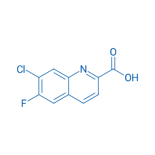 7-Chloro-6-fluoroquinoline-2-carboxylic acid 100mg